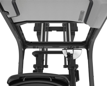 Toyota Traigo48 elektrisk gaffeltruck med fremragende udsyn gennem masten