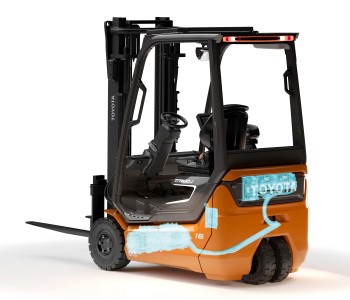 Toyota Traigo48 elektrisk gaffeltruck med Syncodrive