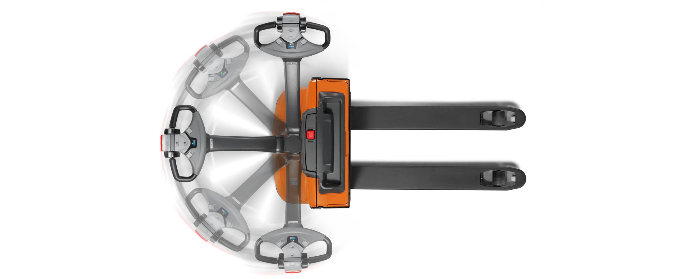 Toyota BT Levio LWE160 elektrisk palleløfter styrevinkler