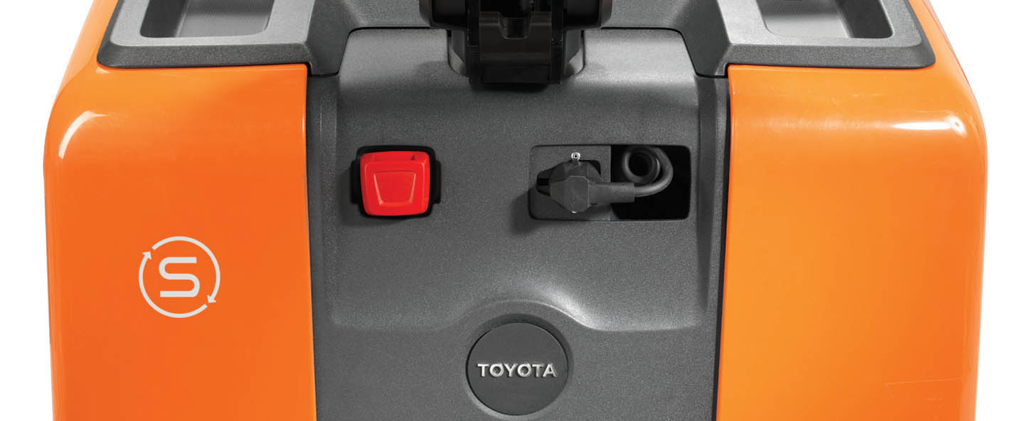 Toyota BT Levio LWE130 elektrisk palleløfter opladningsstik