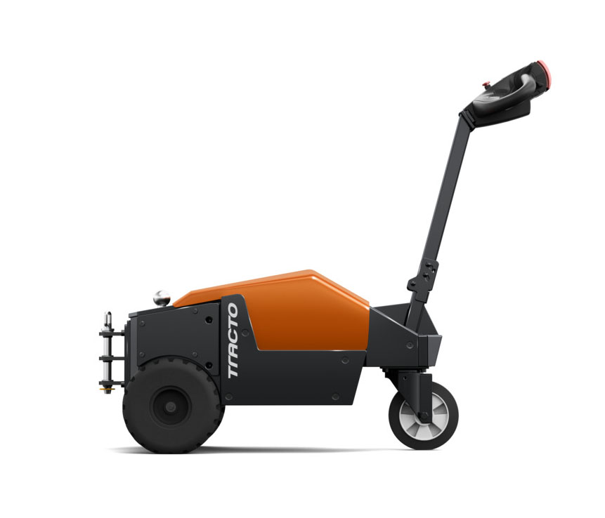 Toyota TWE200 trækker til gående fører fra siden