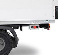 Toyota elektrisk platformstruck med knapper