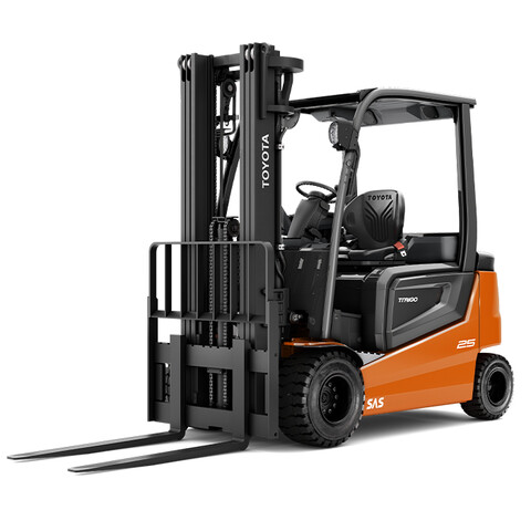 Elektrisk gaffeltrucks - Toyota Traigo80 2,5 ton 4-hjulet eltruck - Main image