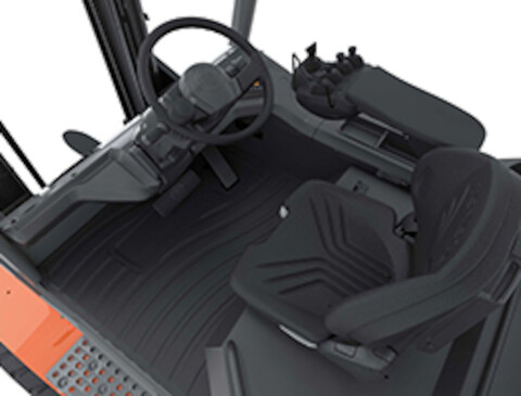 Fuldt affjedret førerkabine